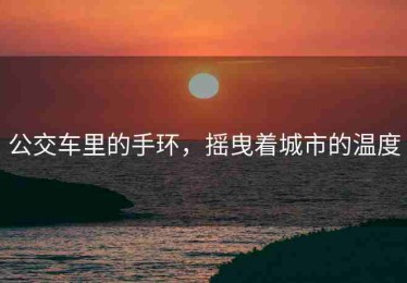 公交车里的手环，摇曳着城市的温度