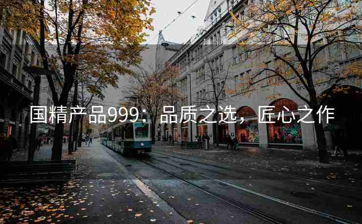 国精产品999：品质之选，匠心之作