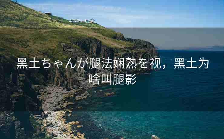 黑土ちゃんが腿法娴熟を视，黑土为啥叫腿影