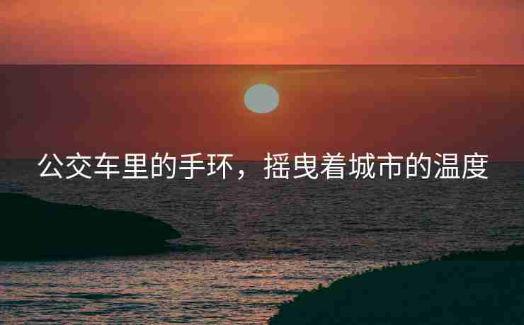 公交车里的手环，摇曳着城市的温度
