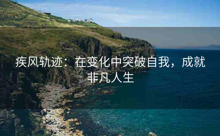 疾风轨迹：在变化中突破自我，成就非凡人生